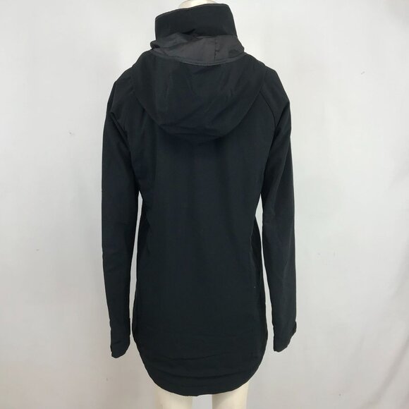 COLUMBIA ~ WOMENS XS ~ BLACK HOODED PARKA JACKET COAT - Picture 5 of 7